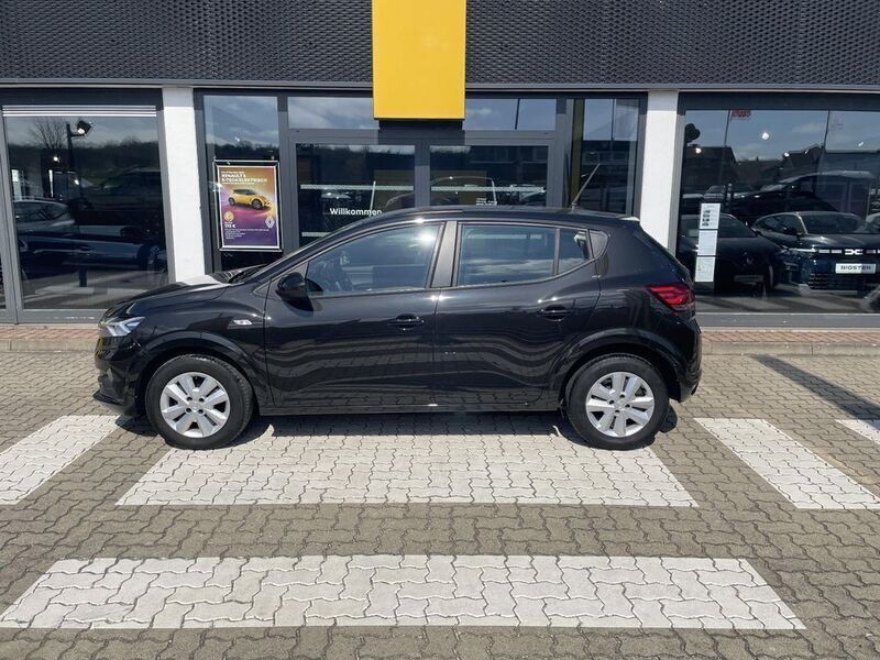Gebraucht Dacia Sandero Comfort 91 PS (66 kW) 2021 Perlmuttschwarz (schwarz) Kleinwagen