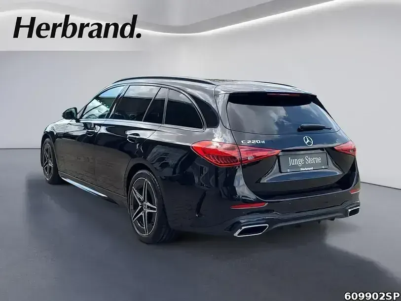 Gebraucht Mercedes C220 AMG 197 PS (144 kW) 2025 Metalliclack obsidianschwarz Kombi