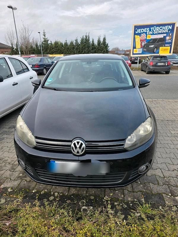 Gebraucht VW Golf VI 80 PS (58 kW) 2010 Schwarz Kleinwagen