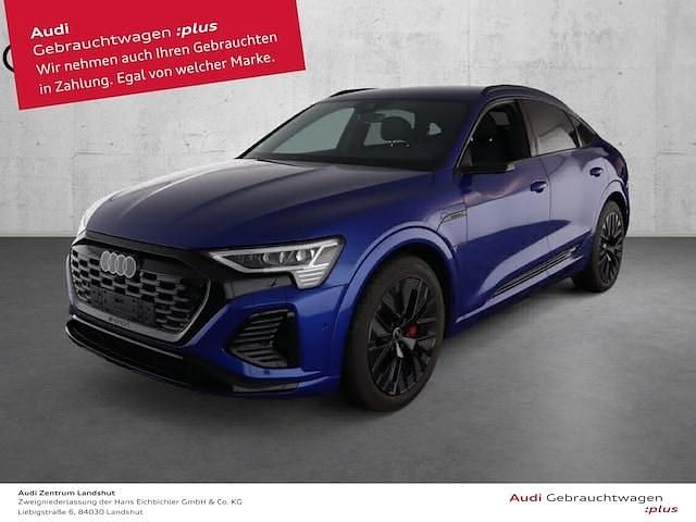 Ultrablau metallic Gebraucht 2024 Audi Q8 Sportback e-tron S-Line SUV | 64.820 € - Bild 1/4