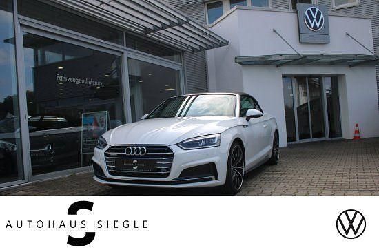 Weiß Gebraucht 2017 Audi A5 Cabriolet S-Line Cabrio | 28.940 € (Etwas zu teuer) - Bild 1/4