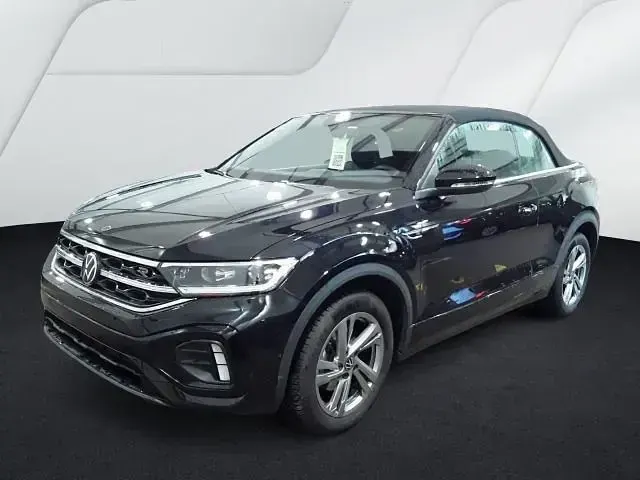Gebraucht VW T-Roc Cabriolet R-line 150 PS (110 kW) 2025 Schwarz Cabrio