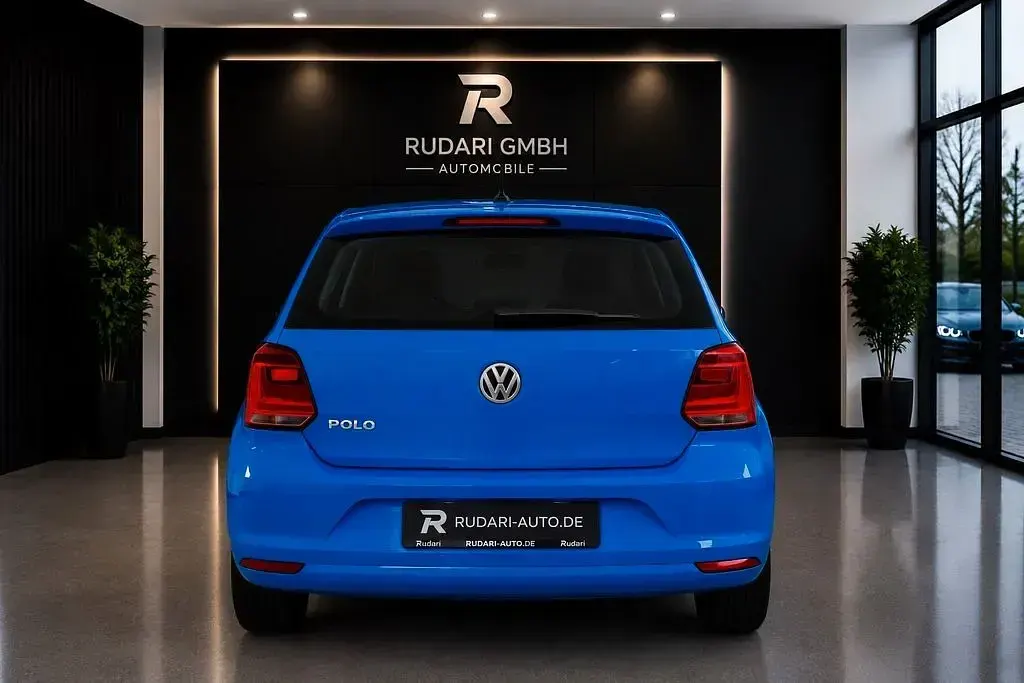 Gebraucht VW Polo Trendline 75 PS (55 kW) 2014 Blau Limousine