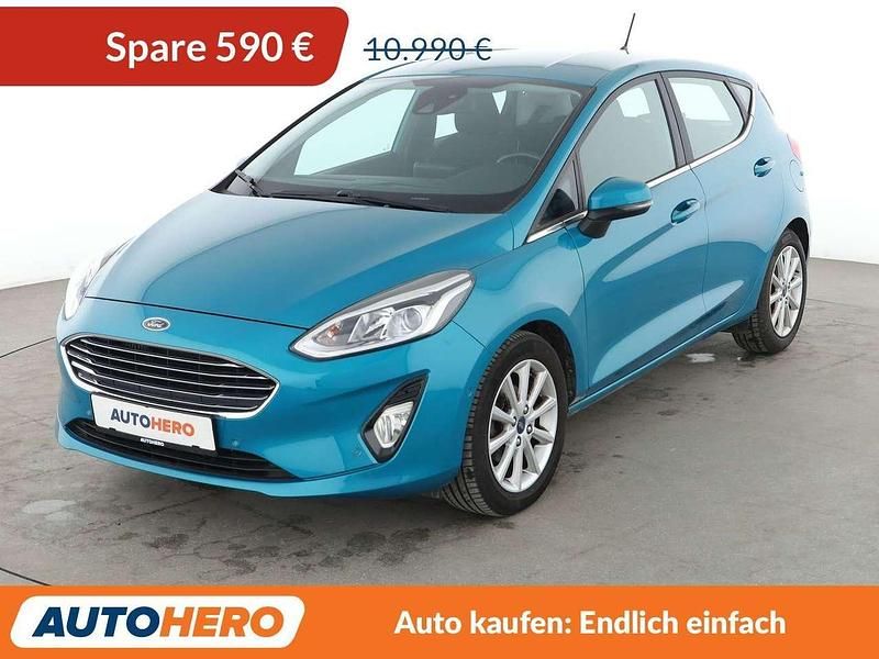 Blue wave Gebraucht 2018 Ford Fiesta Titanium Limousine | 10.400 € (Fairer Preis) - Bild 1/3