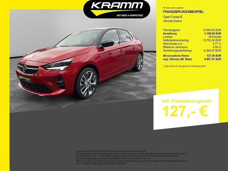 Gebraucht Opel Corsa-e Ultimate 100 kW (136 PS) 2022 Rot Kleinwagen
