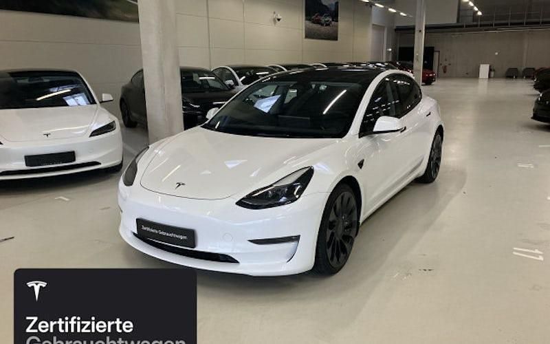 Gebraucht Tesla Model 3 Performance 377 kW (513 PS) 2022 Weiß Limousine