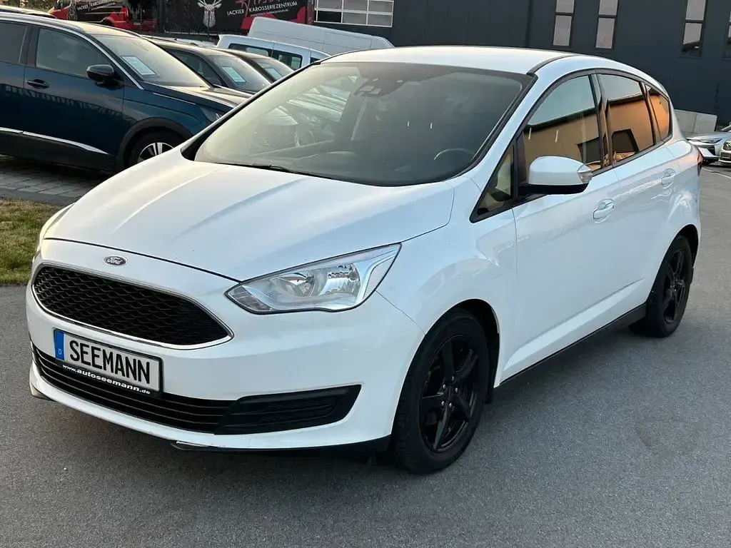 Gebraucht Ford C-MAX Trend 101 PS (74 kW) 2018 Weiß Van / Kleinbus