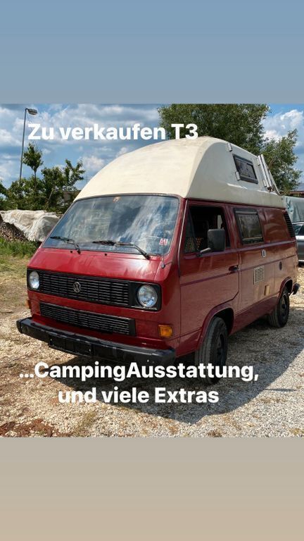 Gebraucht VW T3 90 PS (66 kW) 1989 Rot Van