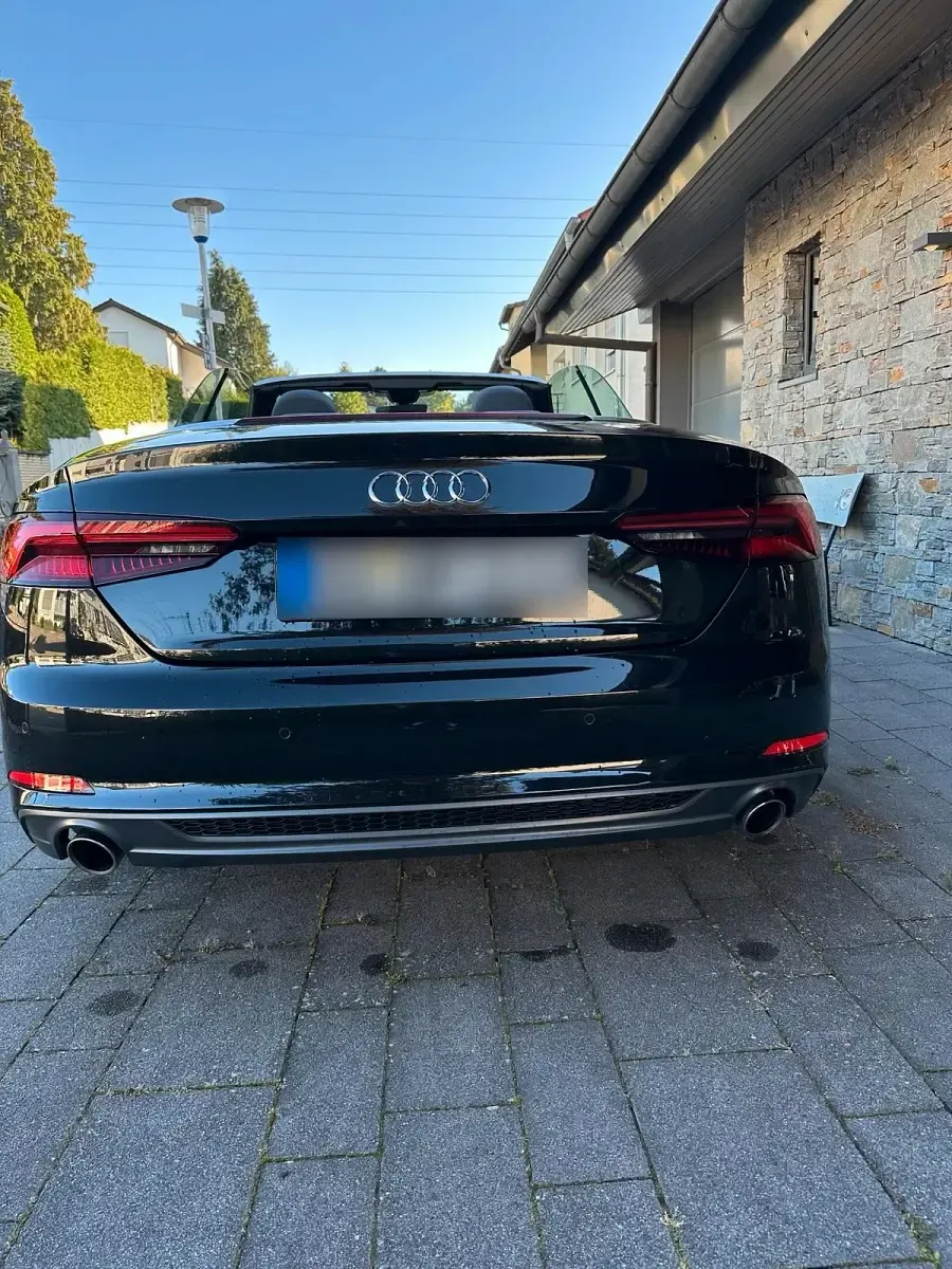Gebraucht Audi A5 Cabriolet S-Line 190 PS (139 kW) 2019 Schwarz Cabrio