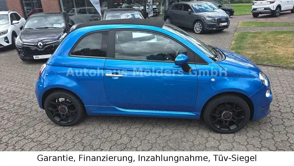 Gebraucht Fiat 500S 69 PS (50 kW) 2015 Blau Cabrio