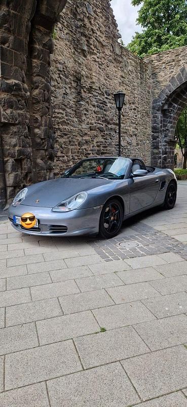 Grau Gebraucht 2003 Porsche 986 Boxster Cabrio | 19.900 € (Fairer Preis) - Bild 1/4