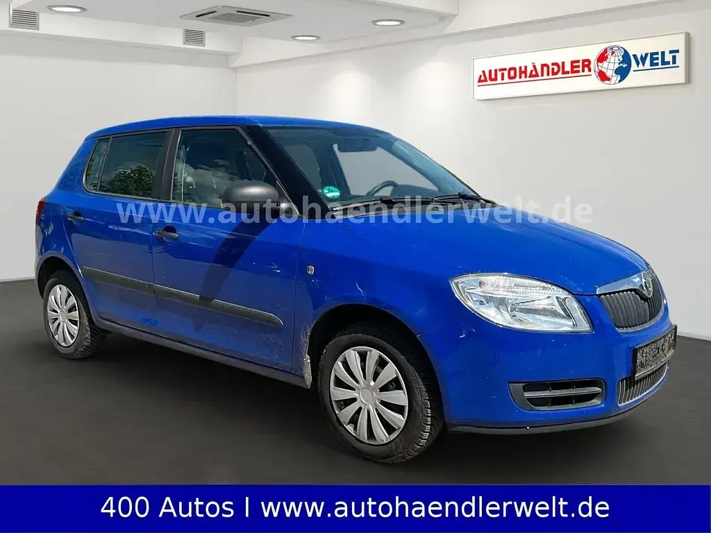 Usata Skoda Fabia Ambiente 69 CV (50 kW) 2009 Blu Berlina