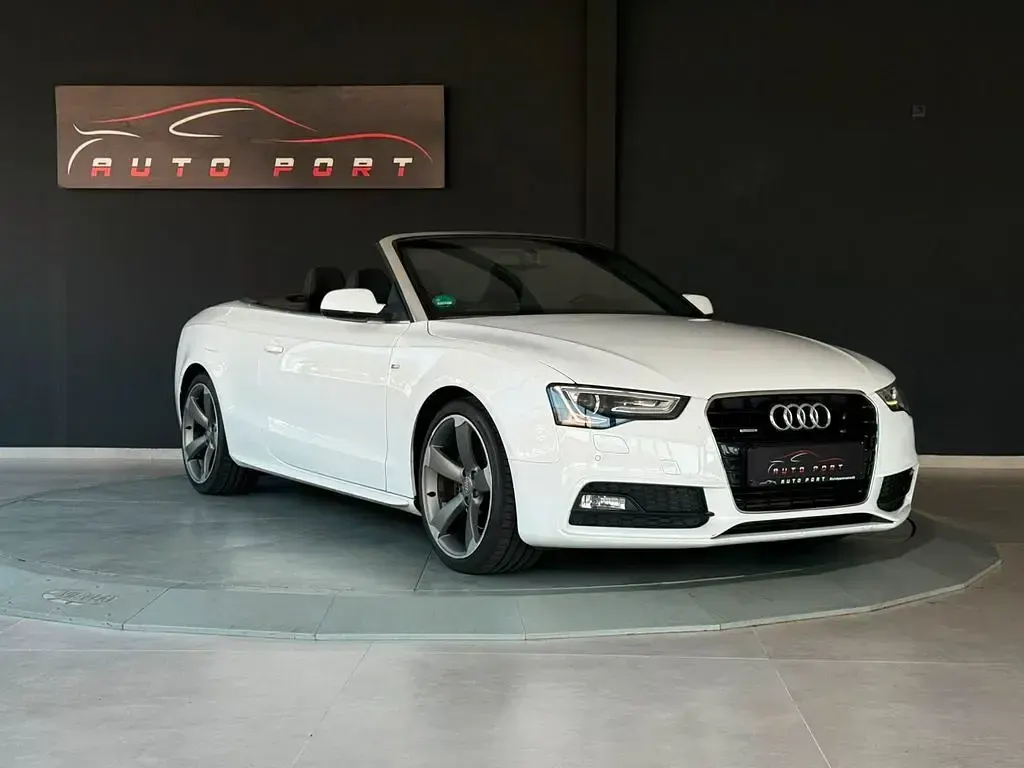Gebraucht Audi A5 Cabriolet S-Line 224 PS (164 kW) 2015 Ibisweiss Cabrio