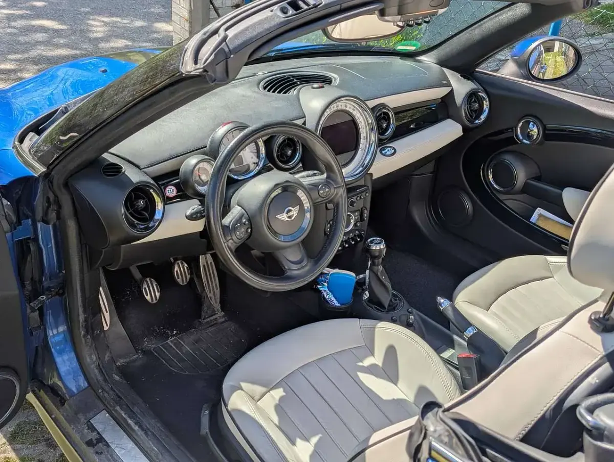 Gebraucht Mini Cooper S Cabriolet 184 PS (135 kW) 2014 Blau Cabrio