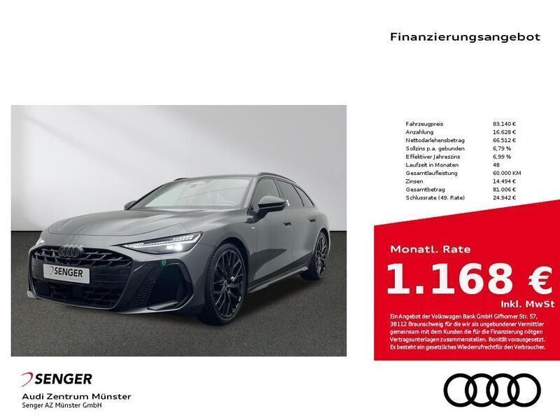 Grau Neu 2025 Audi A6 Edition .1 Kombi | 83.140 € (Etwas zu teuer) - Bild 1/4