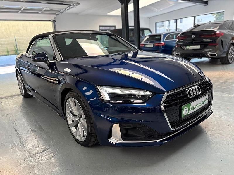 Blau Gebraucht 2020 Audi A5 Cabriolet Advanced Cabrio | 36.999 € (Etwas zu teuer) - Bild 1/4