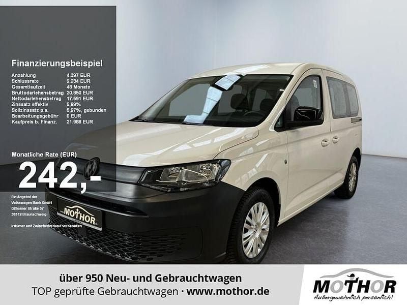 Gebraucht VW Caddy Basis 75 PS (55 kW) 2022 Candyweiß Van / Kleinbus