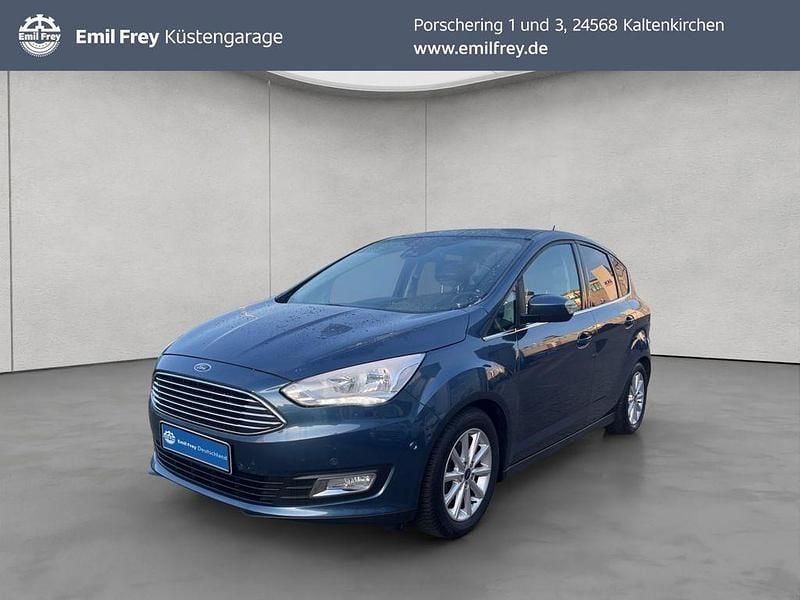 Blau Gebraucht 2019 Ford C-MAX Titanium Van / Kleinbus | 14.950 € (Fairer Preis) - Bild 1/4