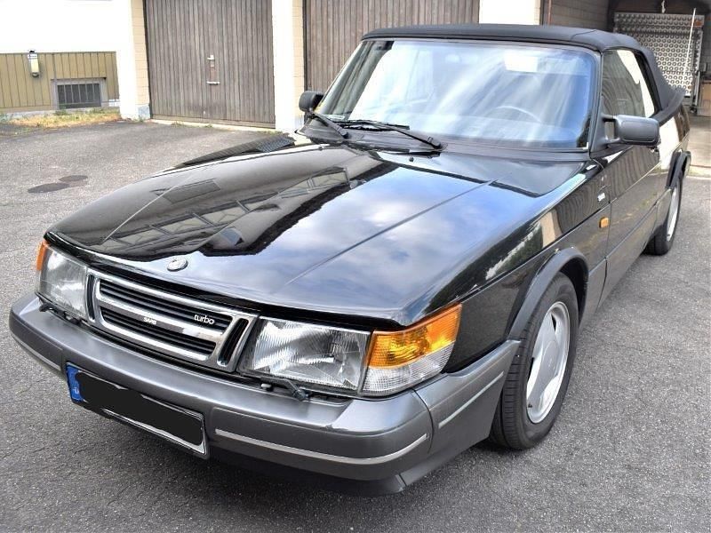 Schwarz Gebraucht 1991 Saab 900 Cabriolet Cabrio | 9.950 € - Bild 1/4