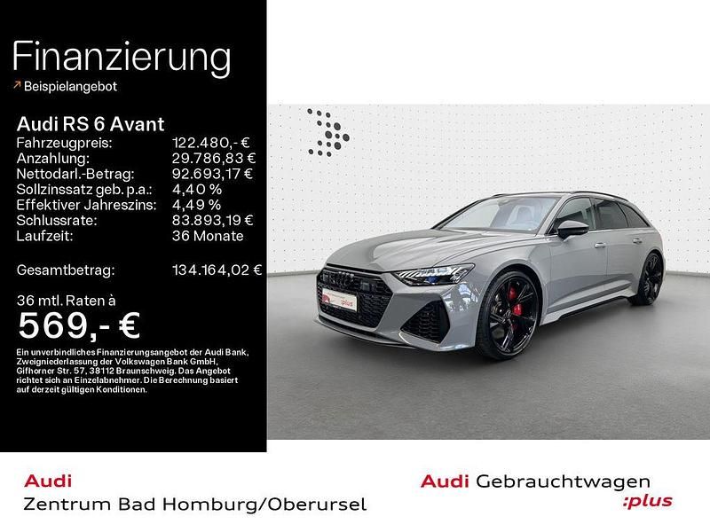 Grau Gebraucht 2024 Audi RS6 Ambiente Kombi | 122.480 € (Fairer Preis) - Bild 1/4