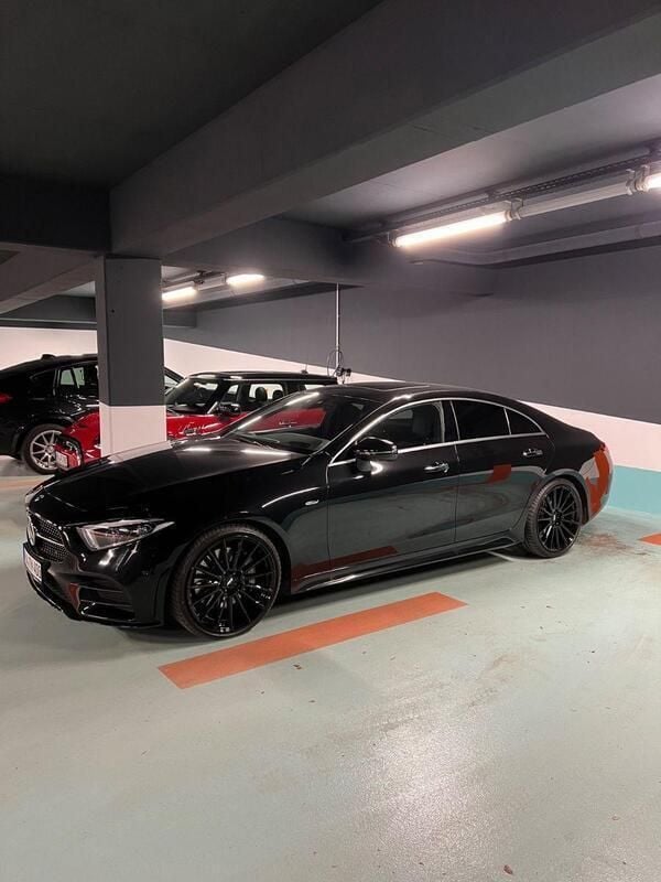 Schwarz Gebraucht 2018 Mercedes CLS400 AMG line Coupé | 37.500 € (Fairer Preis) - Bild 1/4