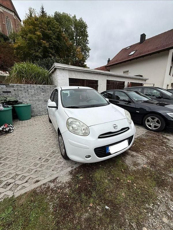 Weiß Gebraucht 2012 Nissan Micra Kleinwagen | 2.400 € (Superpreis) - Bild 1/4