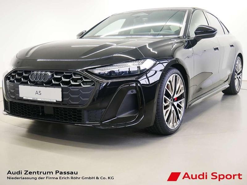 Mythosschwarz metallic Gebraucht 2025 Audi A5 S-Line Coupé | 60.700 € (Etwas zu teuer) - Bild 1/4