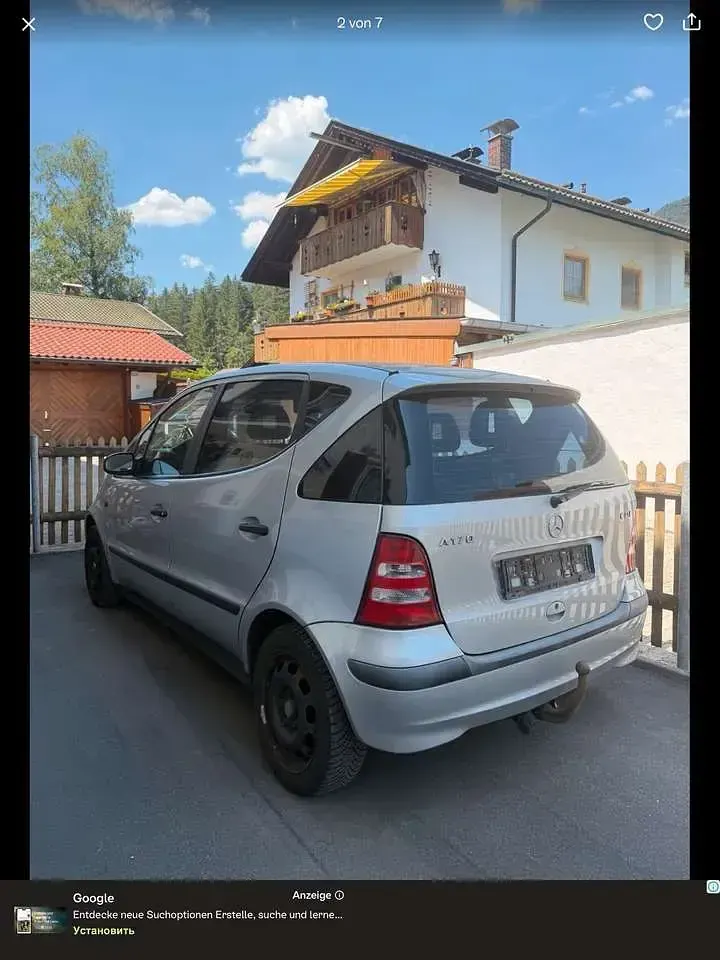 Gebraucht Mercedes A170 95 PS (69 kW) 2003 Kleinwagen