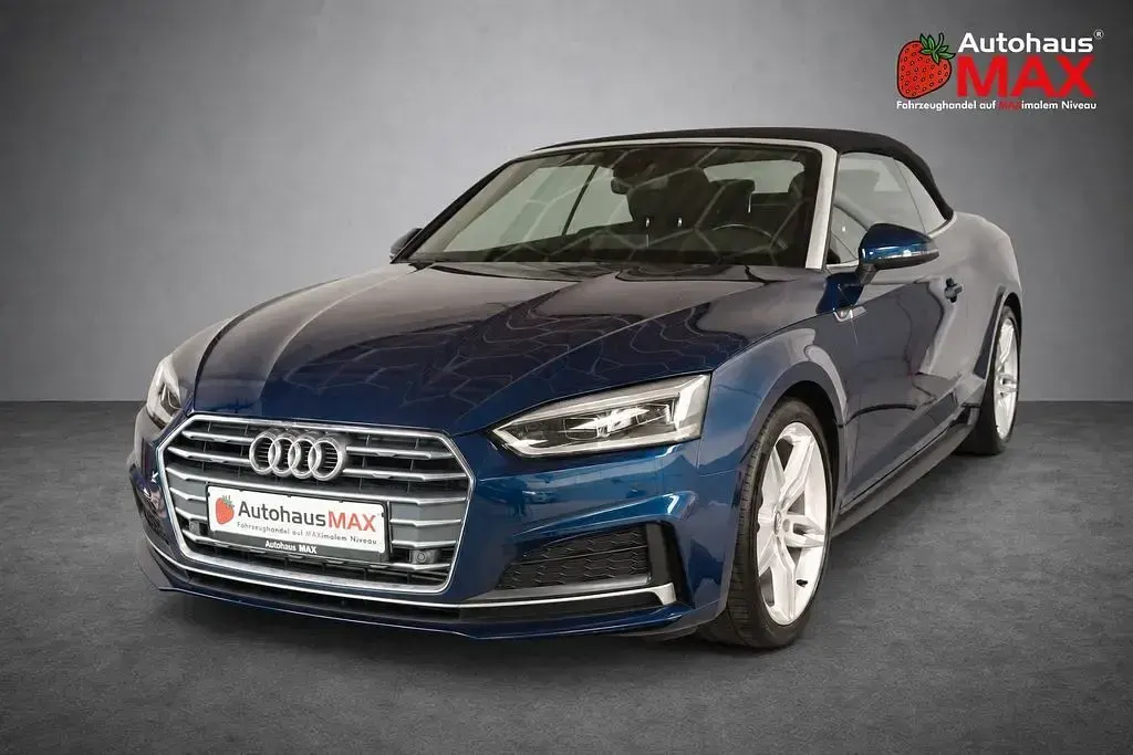 Gebraucht Audi A5 Cabriolet S-Line 190 PS (139 kW) 2018 Blau Cabrio