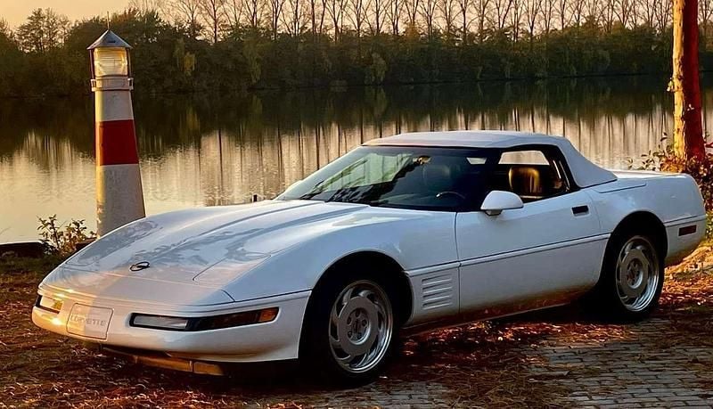 Weiß Gebraucht 1992 Corvette C4 Cabrio | 26.000 € - Bild 1/4
