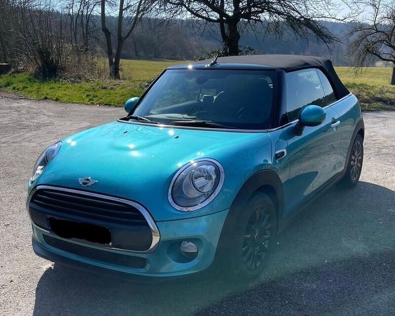 Blau Gebraucht 2017 Mini One Cabriolet Cabrio | 15.500 € (Fairer Preis) - Bild 1/4