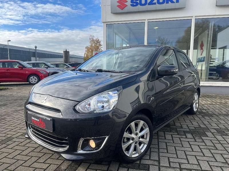 Grau Gebraucht 2014 Mitsubishi Space Star Top Limousine | 8.549 € (Teuer) - Bild 1/4