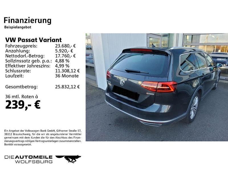 Gebraucht VW Passat Alltrack 190 PS (139 kW) 2019 Mangangrau metallic (metallic) Kombi