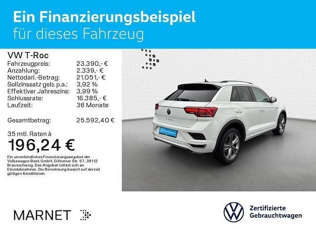 Gebraucht VW T-Roc Sportline 150 PS (110 kW) 2021 Pure white SUV