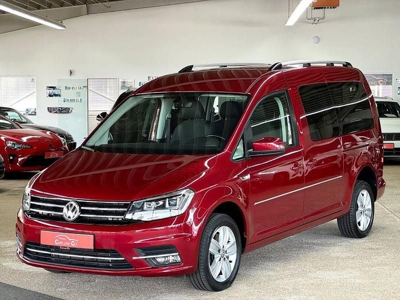 Rot Gebraucht 2019 VW Caddy Maxi Van / Kleinbus | 33.990 € - Bild 1/4