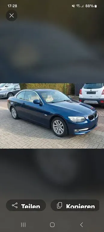Gebraucht BMW 320 Cabriolet 184 PS (135 kW) 2011 Blau Cabrio