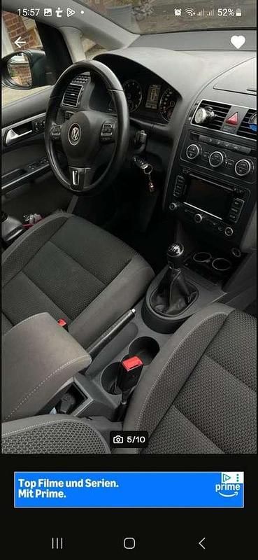 Gebraucht VW Touran Match 150 PS (110 kW) 2012 Grau Van / Kleinbus