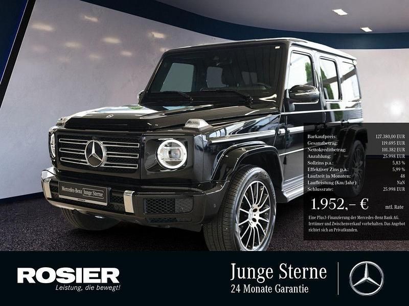 Schwarz / obsidianschwarz (metallic) Gebraucht 2022 Mercedes G500 AMG SUV | 127.380 € - Bild 1/4