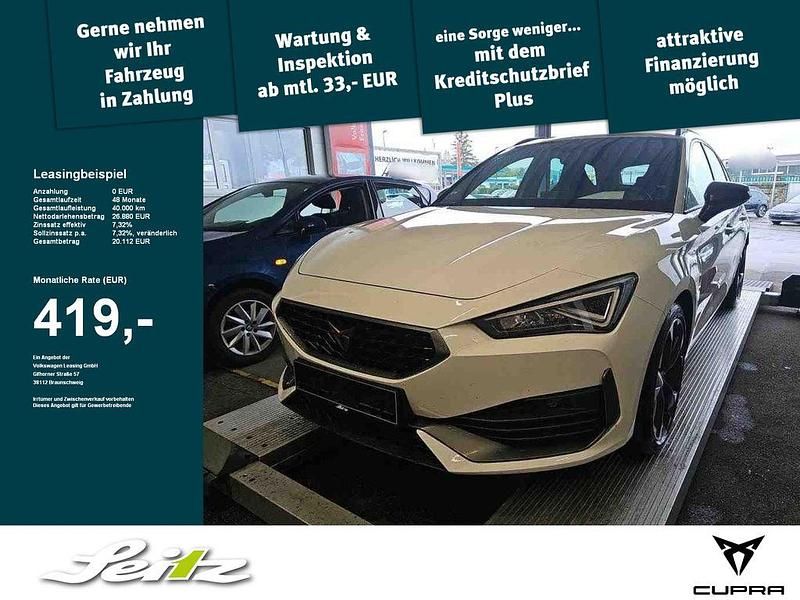 Candy weiss Gebraucht 2023 Cupra Leon Kombi | 26.880 € (Fairer Preis) - Bild 1/3
