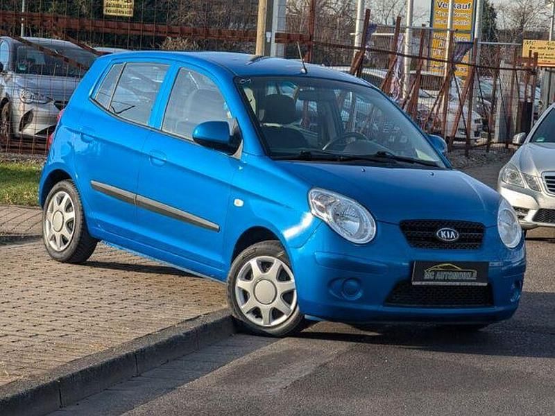 Gebraucht Kia Picanto Start 65 PS (47 kW) 2008 Blau Kleinwagen