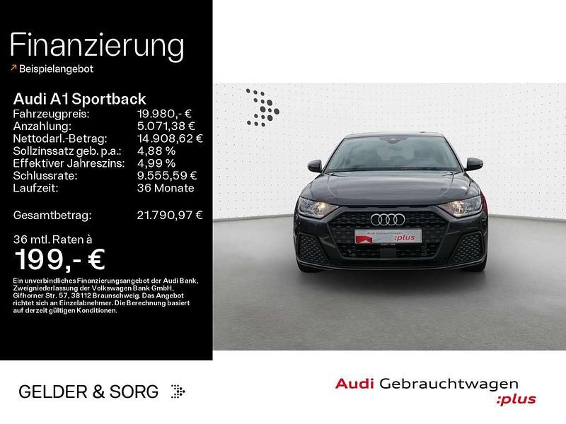 Manhattangrau metallic Gebraucht 2022 Audi A1 Kleinwagen | 19.980 € (Fairer Preis) - Bild 1/4