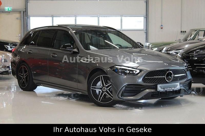 Grau Gebraucht 2023 Mercedes C220 AMG Limousine | 42.470 € (Teuer) - Bild 1/4