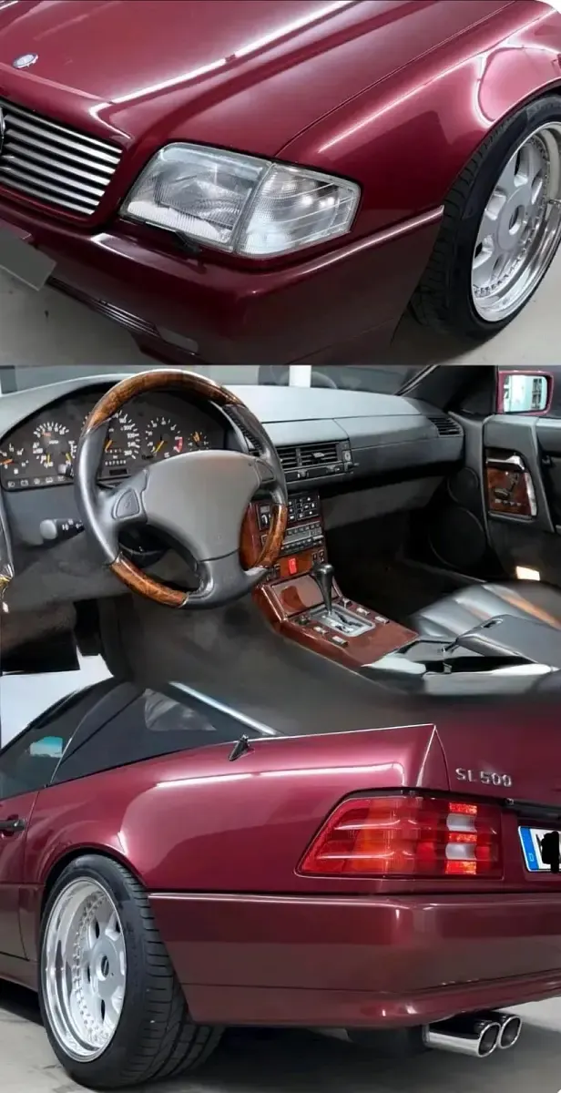 Gebraucht Mercedes SL500 326 PS (239 kW) 1991 Rot Cabrio