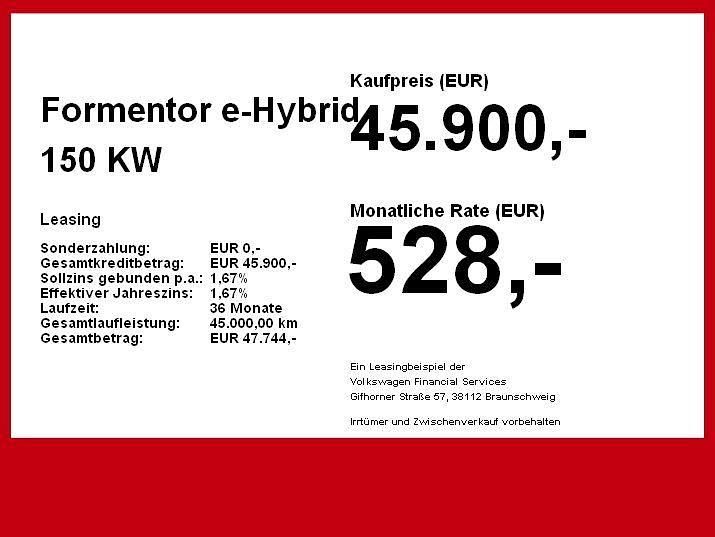 Neu Cupra Formentor 204 PS (150 kW) 2026 Schwarz SUV