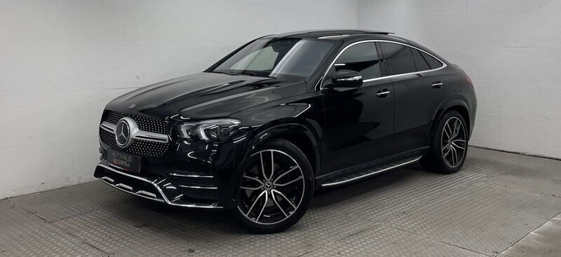 Schwarz Gebraucht 2022 Mercedes GLE350 AMG Coupé | 65.900 € (Teuer) - Bild 1/4