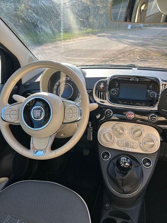 Gebraucht Fiat 500 Lounge 69 PS (50 kW) 2017 Schwarz Limousine