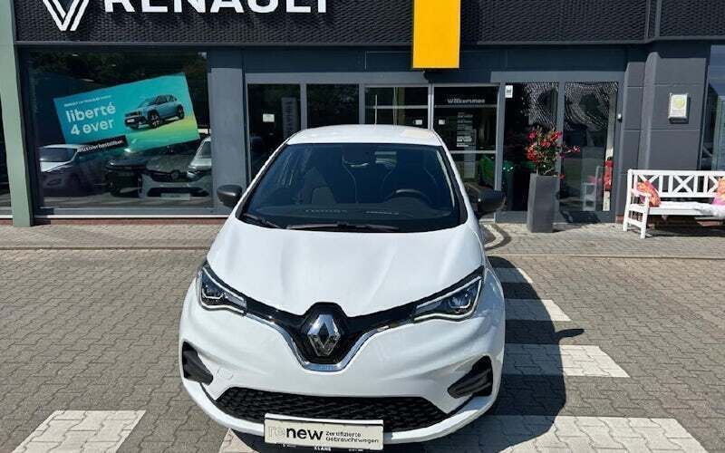 Weiß Gebraucht 2021 Renault Zoe Iconic Kleinwagen | 11.990 € (Superpreis) - Bild 1/4