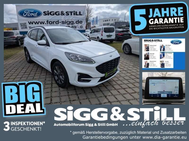 Frostweiß Gebraucht 2021 Ford Kuga ST-Line X SUV | 23.450 € (Guter Preis) - Bild 1/4