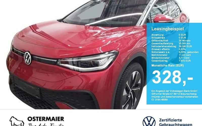 Rot Gebraucht 2025 VW ID.5 Pro SUV | 38.590 € - Bild 1/4