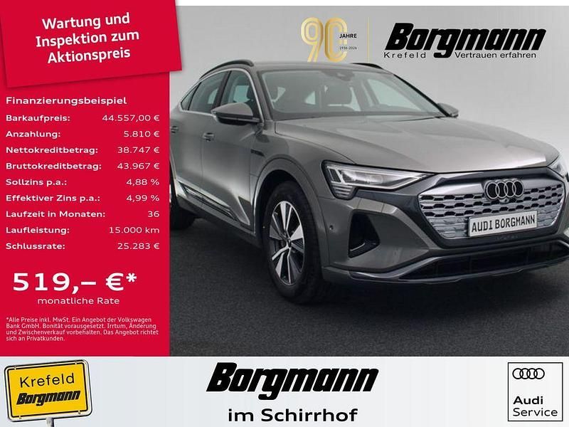 Grau / chronosgrau Gebraucht 2023 Audi e-tron Sportback Advanced SUV | 44.557 € - Bild 1/4
